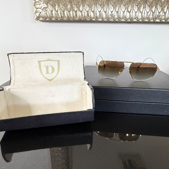 Dita Flight 005 - T61 - 12K Gold - Brown to clear & gold flash AR lenses - Picture 2 of 5